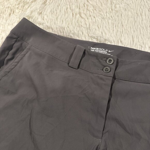 Nike Golf Tour Performance womens golf shorts cri fit 16 gray - Picture 2 of 10
